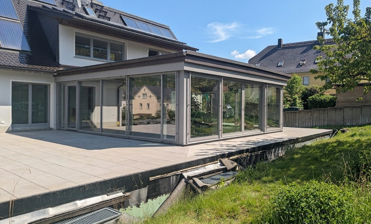 Wintergarten Aluminium Neubau